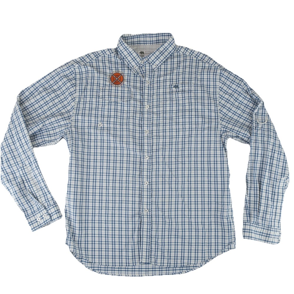 Onward‎ Reserve Vented Button Up Outdoors Shirt Mens Large Clay Shooting